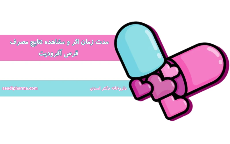 مدت زمان اثر و مشاهده نتایج مصرف قرص آفرودیت