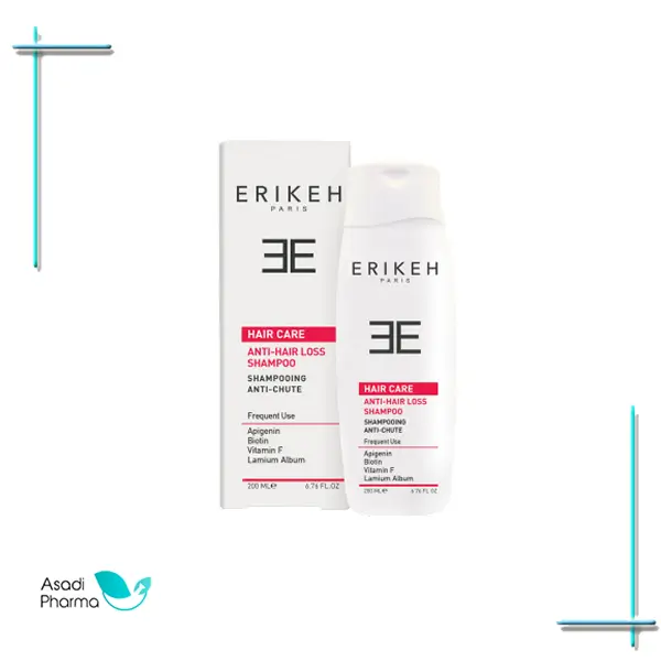 شامپو ضد ریزش و حجم‌ دهنده erikeh