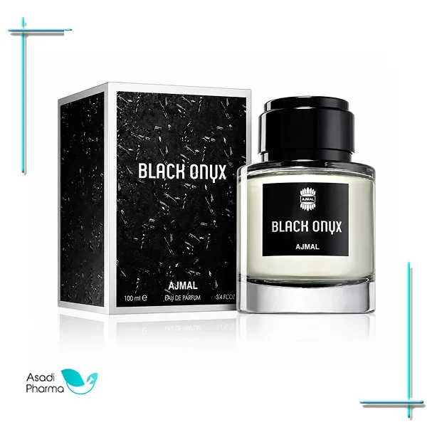 Ajmal Black Onyx Eau de Parfum for Men, 100 ml ادوپرفیوم مردانه اجمل مدل Black Onyx حجم 100 میلی لیتر