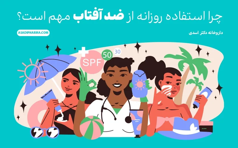 چرا استفاده روزانه از ضد آفتاب مهم است؟